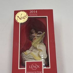 Lenox Christmas Holiday Disney Belle Ornament New In Box 2014 Exclusive