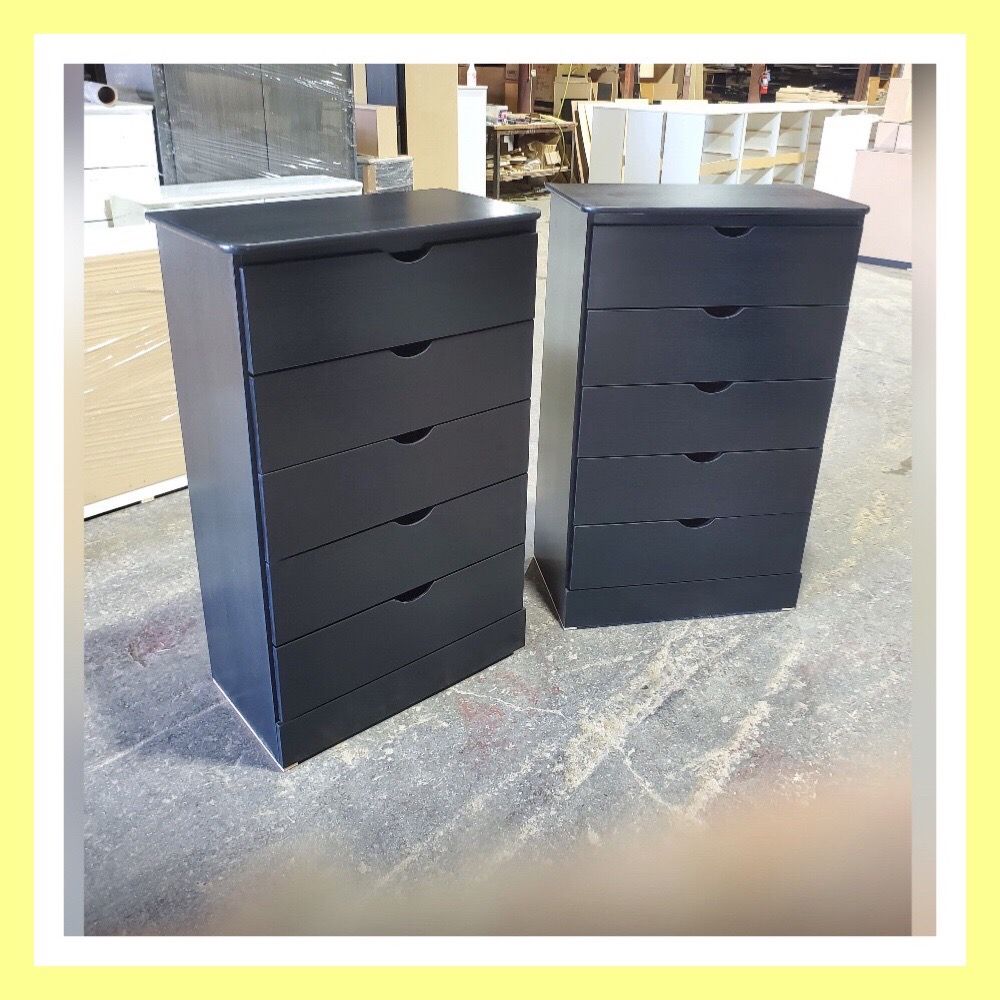 Five drawers dresser set