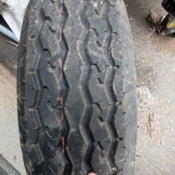 Trailer Rim And Tire Good Condition 