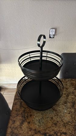 2 TIER FRUIT BOWL