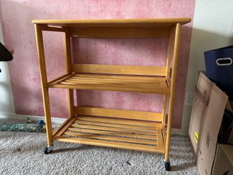 Wheeled drink cart