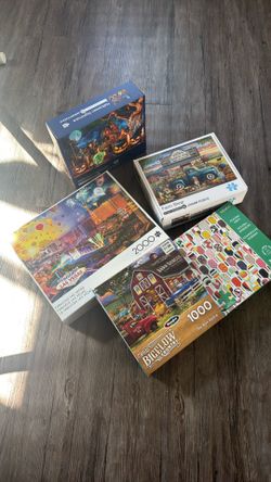 PUZZLES 2000, 1000, 300 Pieces