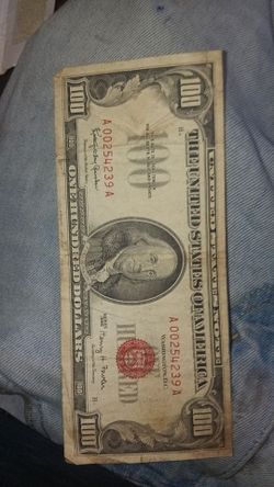 100 dollar bill