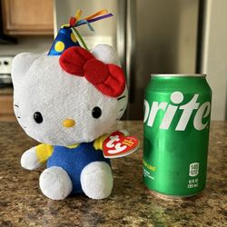 (TY Beanie Baby)Sanrio Hello Kitty Happy Birthday
