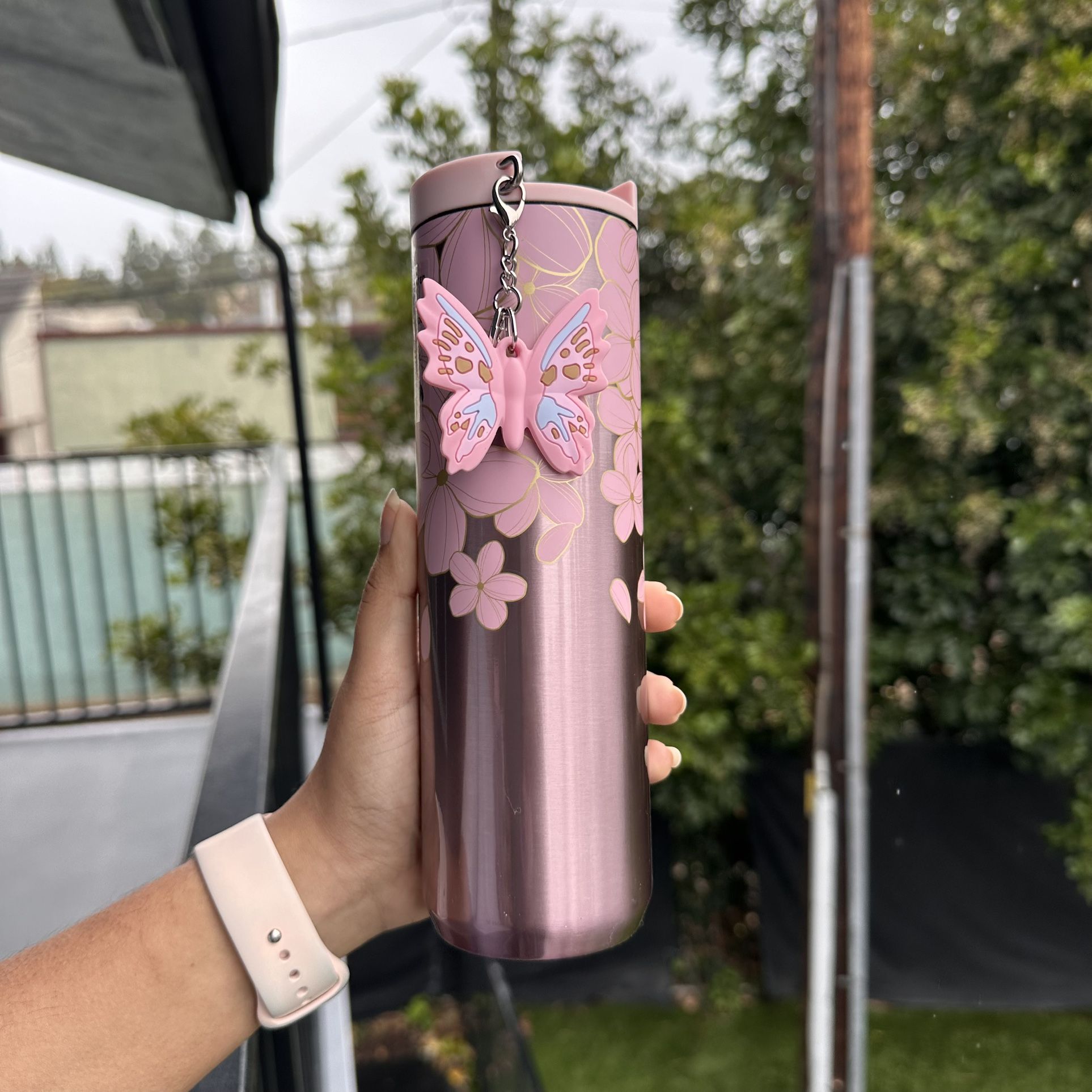 πΈβ¨ Starbucks Cherry Blossom Tumbler w/ Charm β¨πΈ