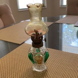 Glass Oil Lantern 8” 
