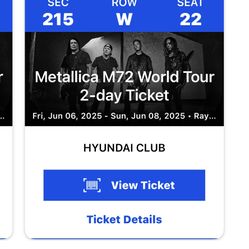 Metallica M72 World Tour