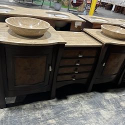 72” Double Bowl Bath Vanity - 2019-106