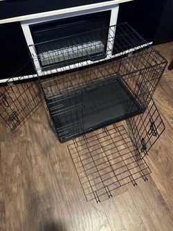 Cage dog two door
