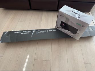 Projector & Projector Screen!