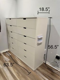 White dresser large