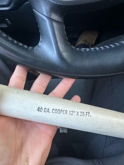 12” x 25’ Copper Flashing Roll – 40 Gauge