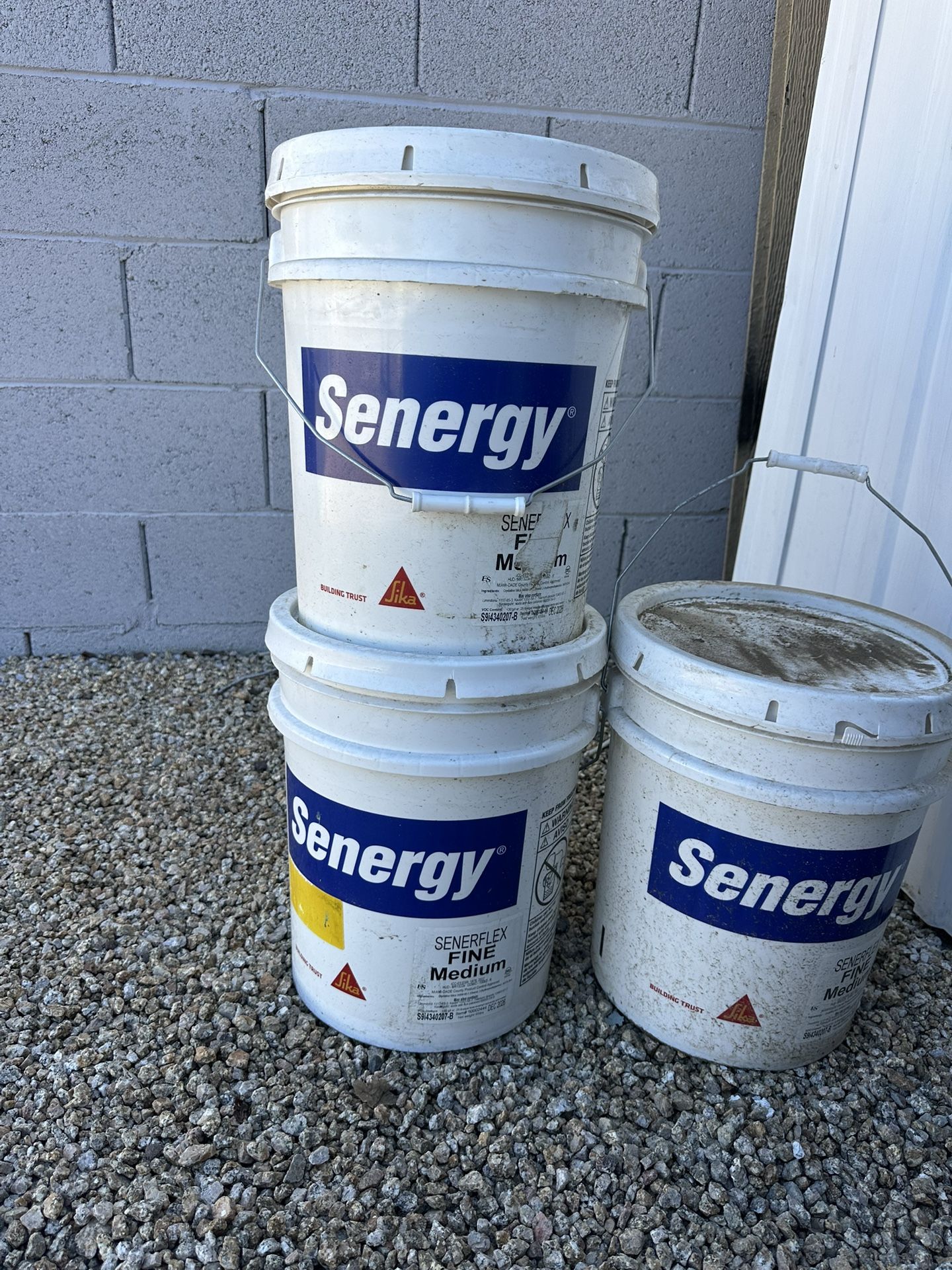 Senergy Senerflex Fine Medium 3 Full Buckets
