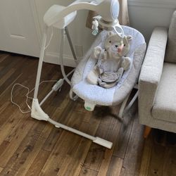 The Ingenuity InLighten Soothing Swing & Rocker 