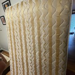 Full Bed Set - Firm Mattress And Box Spring/Frame 