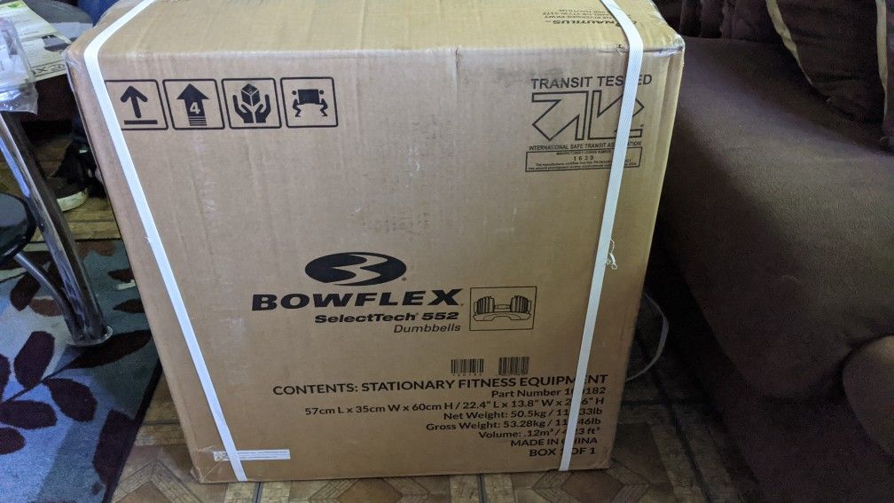 Bowflex dumbbells