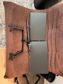 27” KTC 1440p 180Hz + 24” Sansui 180Hz Gaming Monitors w/ Suptek Dual Monitor Arm