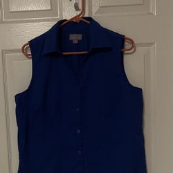 Royal Blue Top Size Large