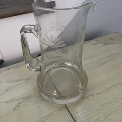 Large Crystal Pitcher
