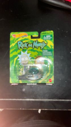 rick and Morty Premium Hot Wheels Brand New Inbox