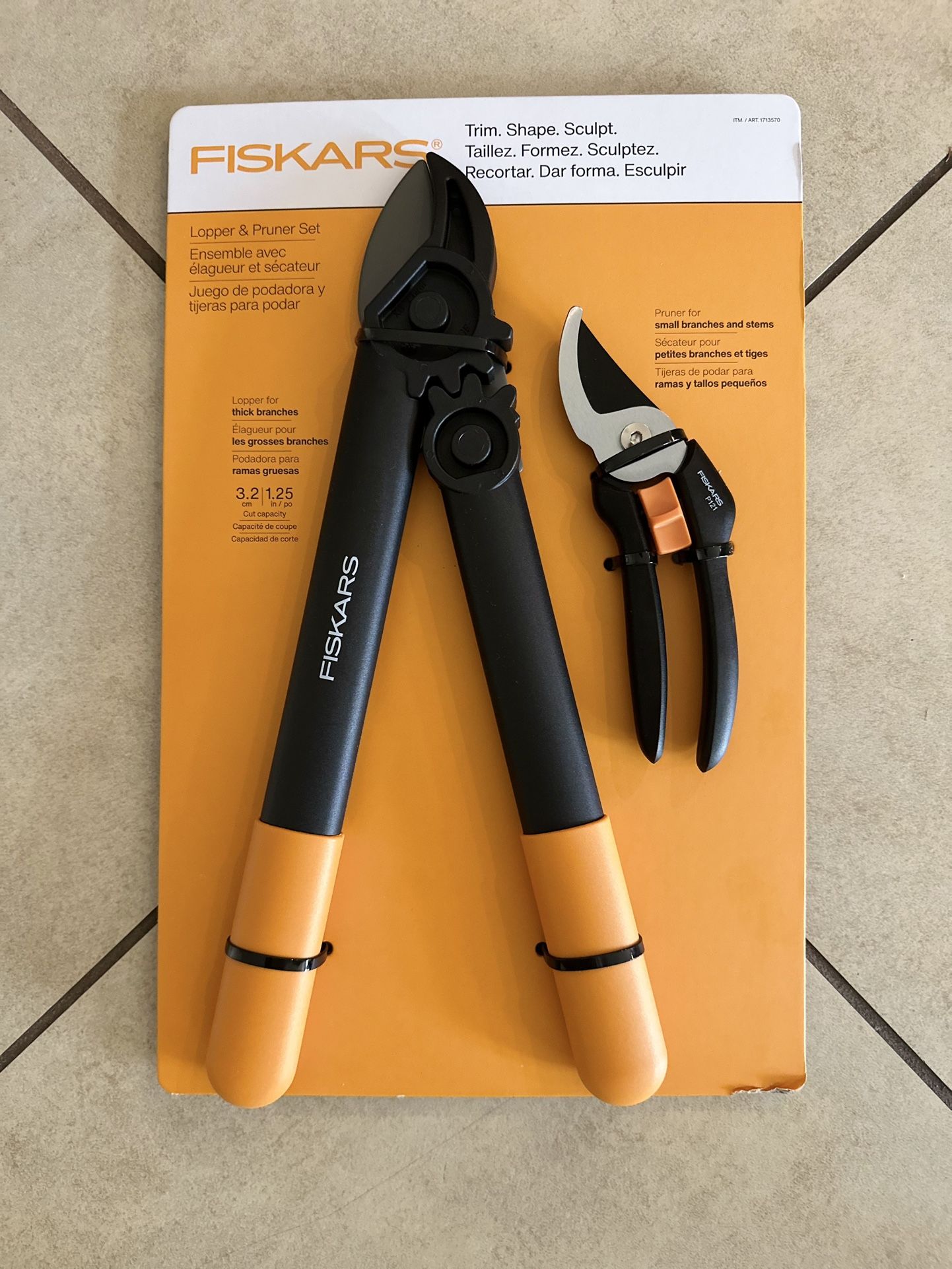Garden Trimmer And Pruner Set 