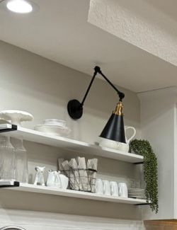 7" Bohemian Adjustable Arm Metal 2700K LED Wall Light by Jonathan Y Lighting. NEW IN BOX!!