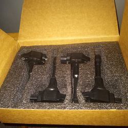 4 PC Coil Set For Nissan Sentra 2014