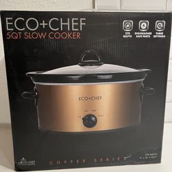 ECO + CHEF 5QT Slow Cooker- Brand New