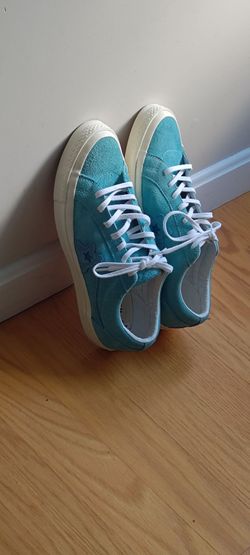 Size 12 Women 10 Men - Converse One Star OX x Golf Le Fleur Bachelor Blue