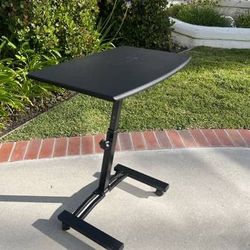Cheap! Mobile Rolling Laptop Sitting Desk Cart (extra Table Work Surface) 