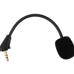 Game Mic Replacement for Kingston HyperX Cloud Alpha Gaming Headset, 3.5mm Headphone Microphone Boom