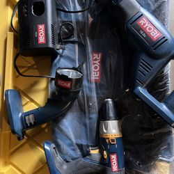 Ryobi 5 Piece 18v Cordless Tools & Bag, No Battery