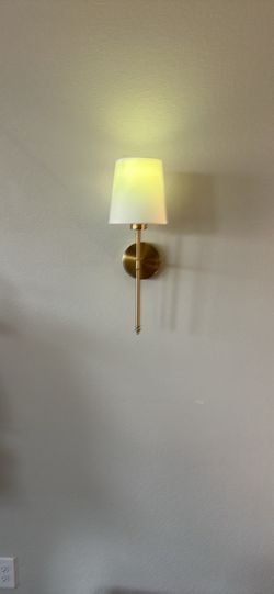 2 led wall sconces rechargeable batteries  no drilling needed sticker only