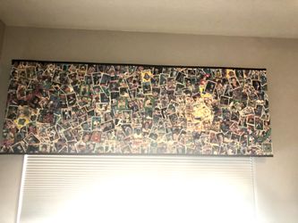 Custom baseball window treatment Valance