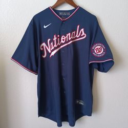 Size XL Washington Nationals Nike Men's Official Alternate Road Jersey