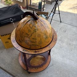 Vintage Globe Cart 
