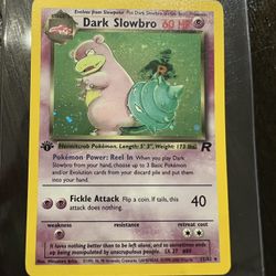 Pokemon - Dark Slowbro 1st Edition (Good condition) 