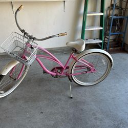 Pink Electra Beach Cruiser 