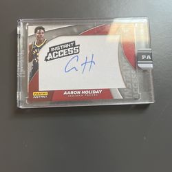 Aaron Holiday Patch Auto Rookie /10
