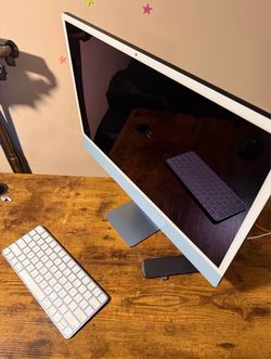 Apple iMac 24-inch Blue with Magic Keyboard