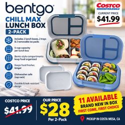 Bentgo Chill Max Lunch Box 2-Pack – Brand New – $28