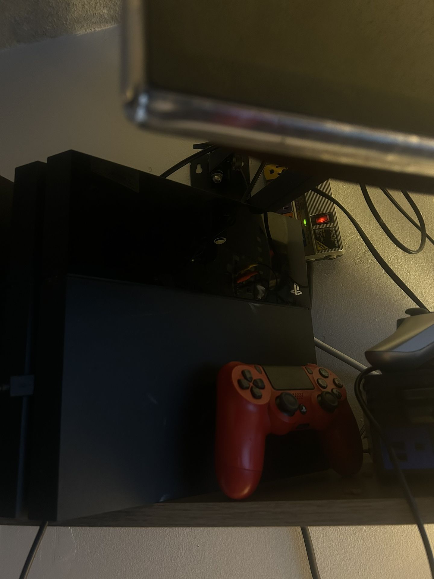 PS4 With Controller And Games