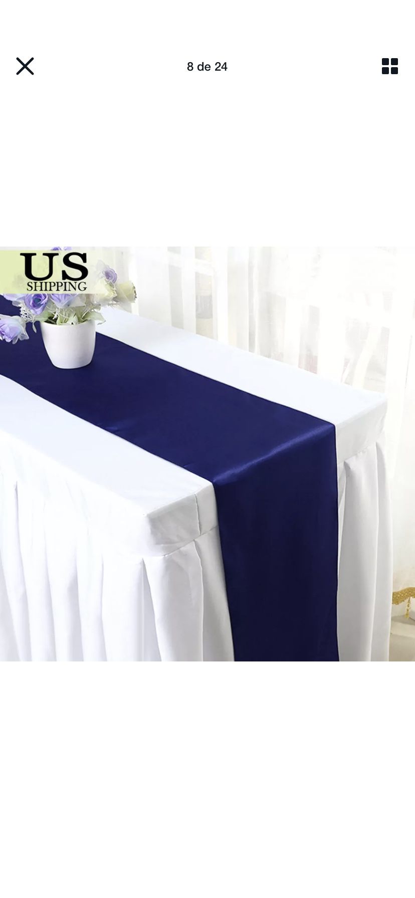 Table runner wedding party banquet