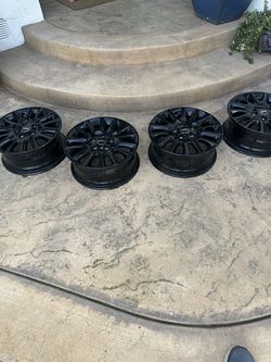 17in Black Mini Cooper Rims
