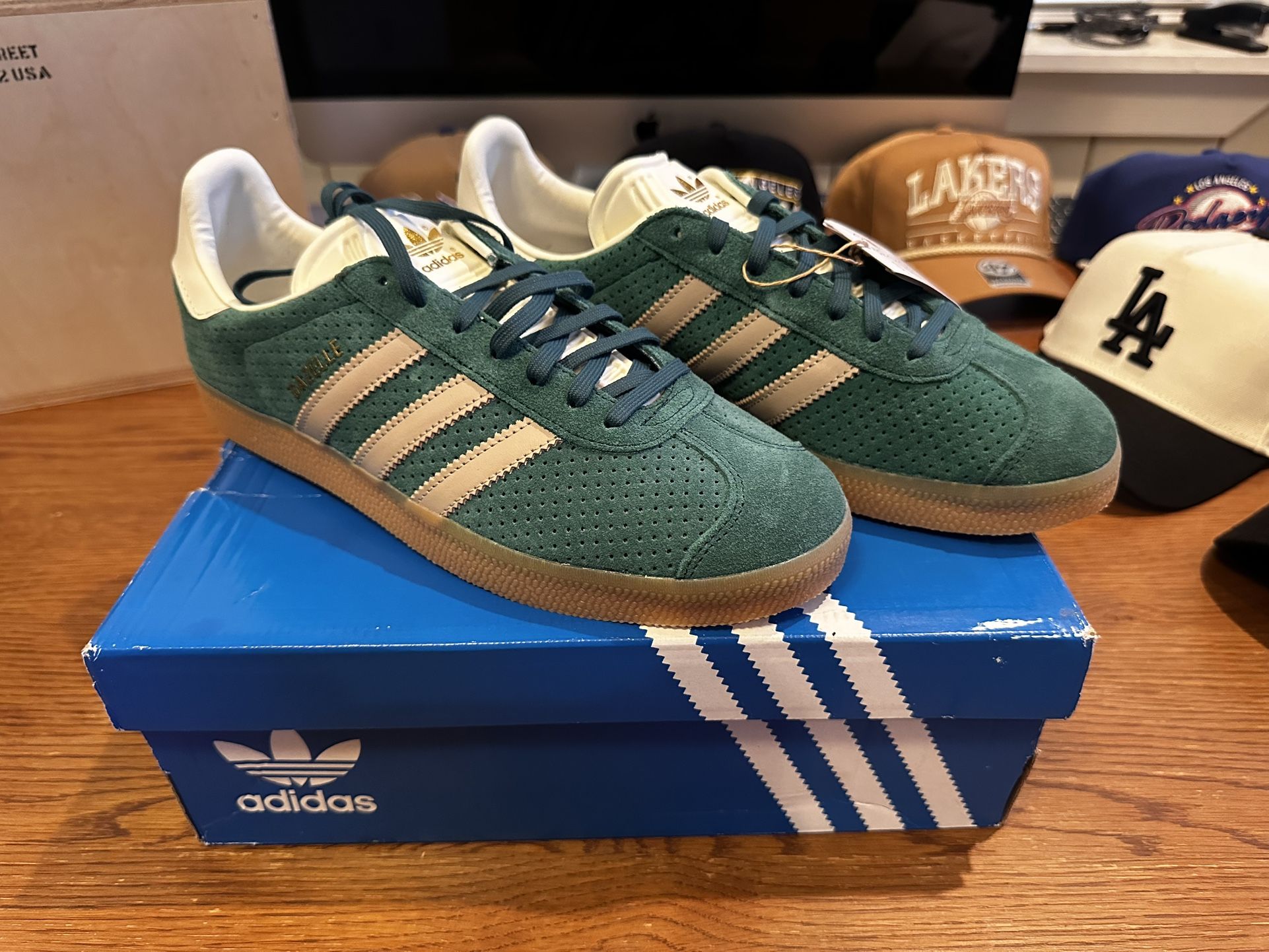Adidas Gazelle // Green Wonder Beige - 9.5M