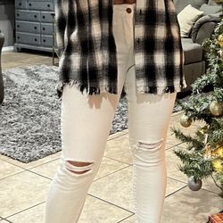 Jacket With Hoodie SM SOLD $$10 Boots Size 8 $10