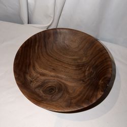 Handmade Black Walnut Bowl 9”