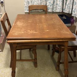 Wood kitchen Table