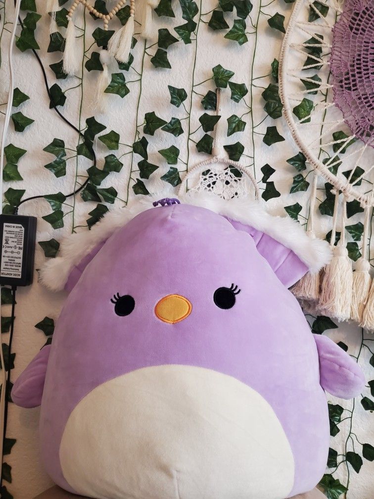 Purple 2024 peacock squishmallow