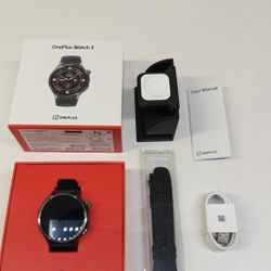 NEW! ONEPLUS WATCH 3 / BLACK TITANIUM + XTRAS